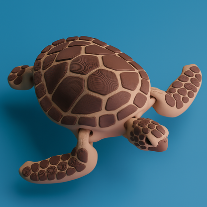 Articulated Sea Turtle Buy 1 - Get 3 (Total - 4 Piece)