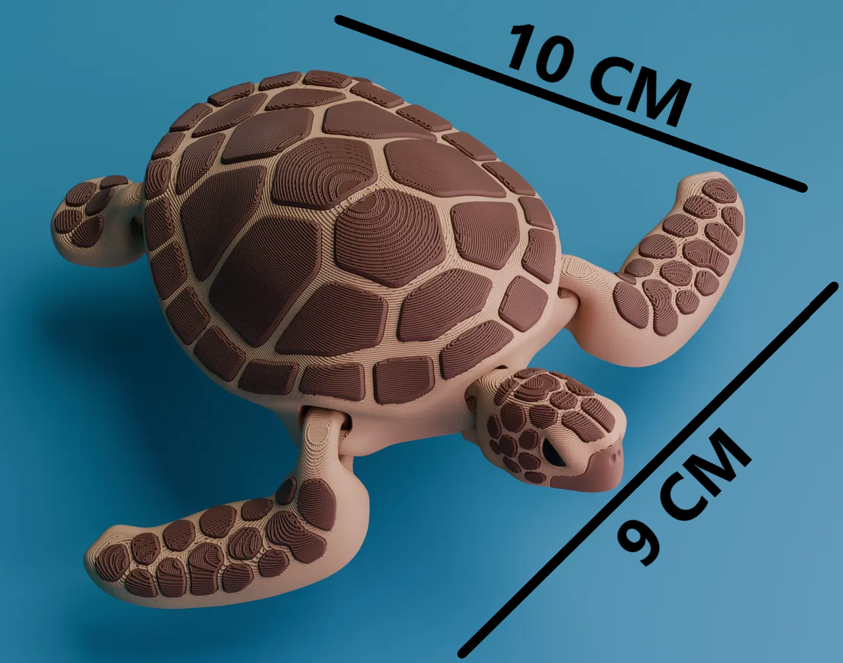 Articulated Sea Turtle Buy 1 - Get 3 (Total - 4 Piece)